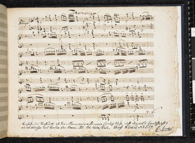Adagio and Rondo in C minor/major for armonica, flute, oboe, viola and cello by Wolfgang Amadeus Mozart