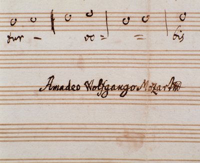 Detail of the Composer