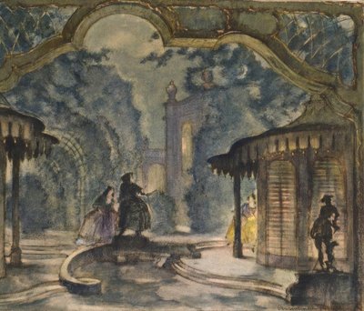 Mozart, Figaro / Stage by A. Mahnke by Wolfgang Amadeus Mozart