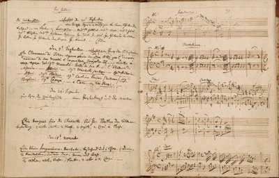 Pages from Mozart