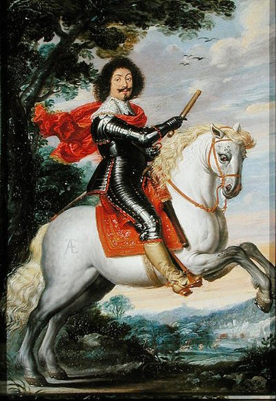 An Equestrian Portrait of a Gentleman by Wolfgang Heimbach