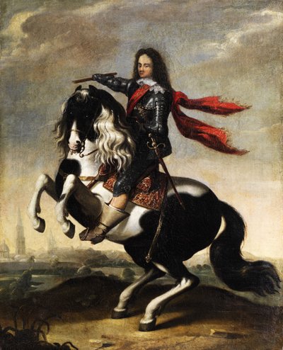 Equestrian Portrait of Valdemar Christian of Schleswig-Holstein by Wolfgang Heimbach