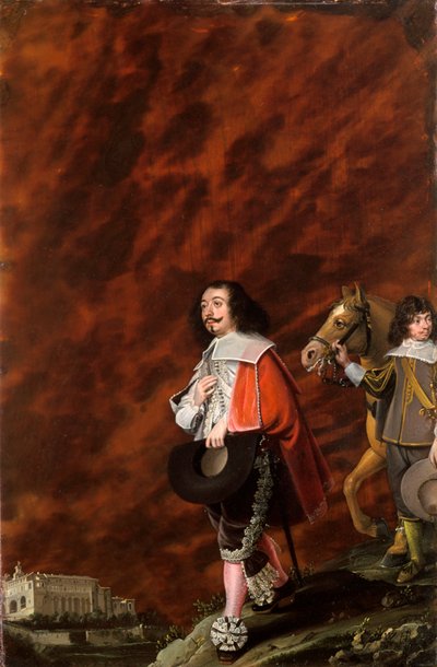 Portrait of a Gentleman in Italy by Wolfgang Heimbach