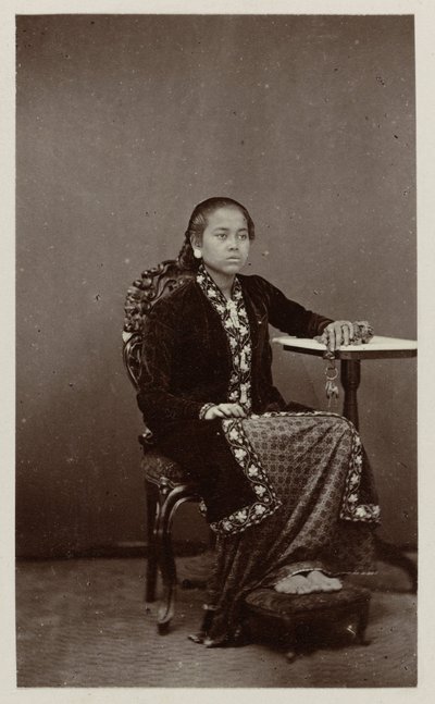 Wife of the Regent of Blora by Woodbury and Page
