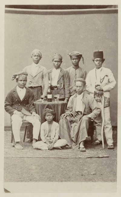 Group of Men by Woodbury and Page