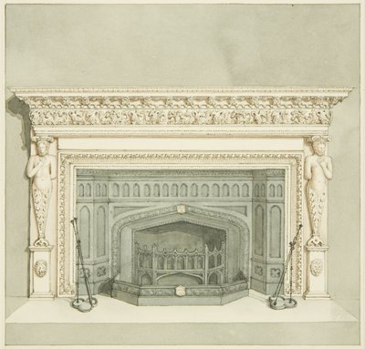 Chimneypiece formerly in Creswick