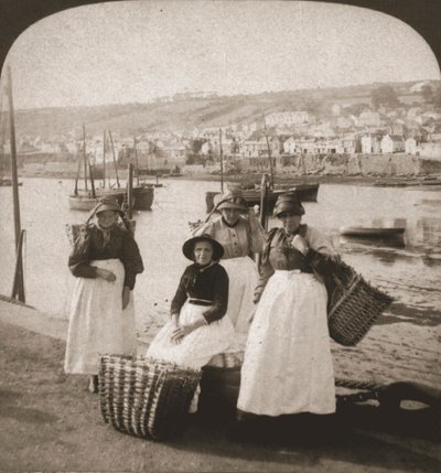 Fishwives at Newlyn, Cornwall by Works and Sun Sculpture Studios