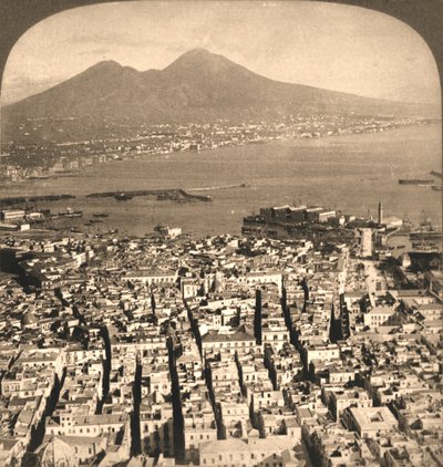 Naples, The Bay and Vesuvius, Italy by Works and Sun Sculpture Studios