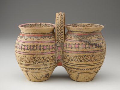 Double Jar with Central Handle, late 4th or 3rd century BC by Workshop Canosan