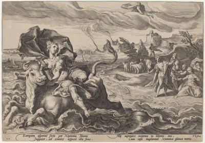 The Rape of Europa by Workshop of Hendrick Goltzius, after Hendrick Goltzius