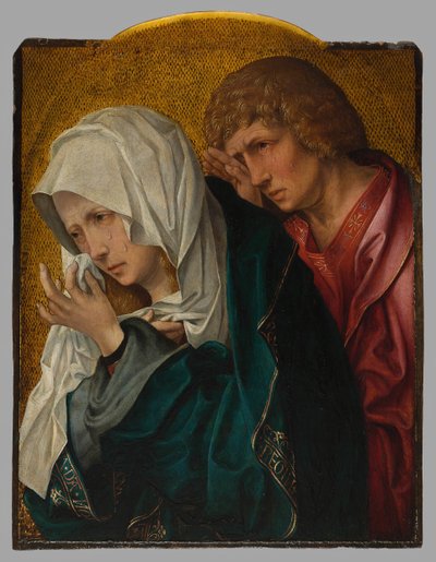 The Virgin and Saint John the Evangelist, c. 1520 by Workshop of Jacob Cornelisz. van Oostsanen