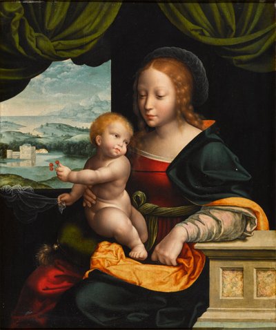 The Madonna of the Cherries by Workshop of Joos van Cleve
