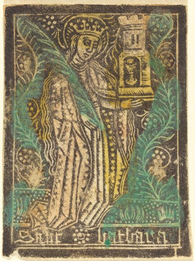 Saint Barbara by Workshop of Master of the Aachen Madonna