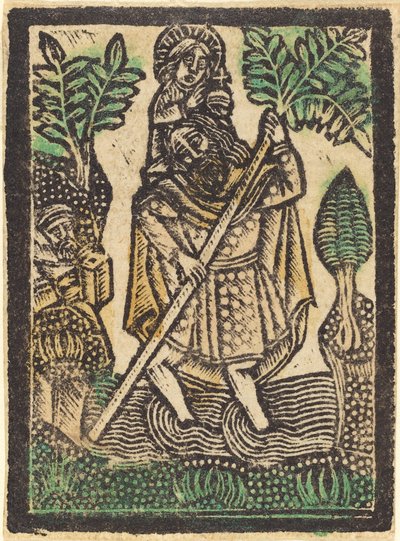 Saint Christopher by Workshop of Master of the Aachen Madonna