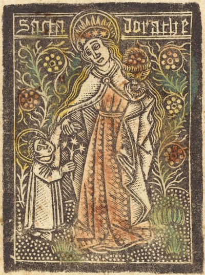 Saint Dorothy by Workshop of Master of the Aachen Madonna