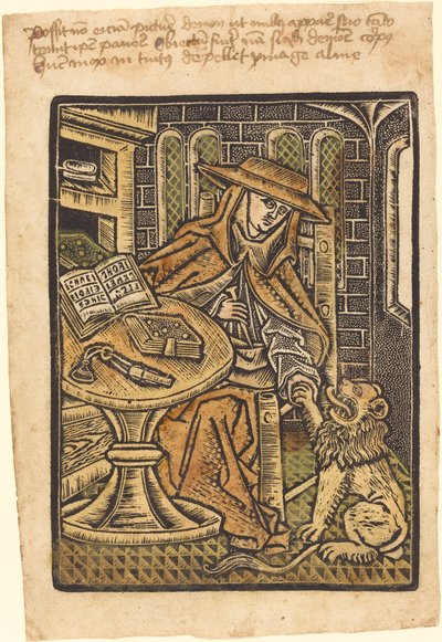 Saint Jerome by Workshop of Master of the Aachen Madonna