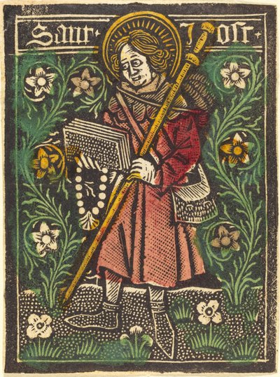 Saint Jost by Workshop of Master of the Aachen Madonna