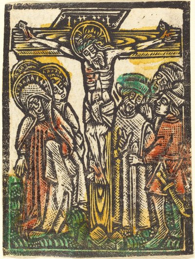 The Crucifixion by Workshop of Master of the Aachen Madonna