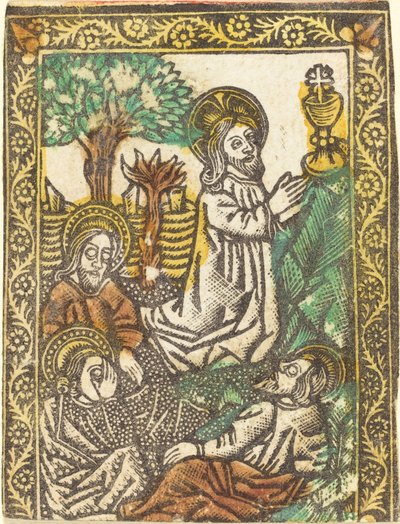 Christ on the Mount of Olives by Workshop of Master of the Borders with