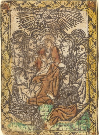 Pentecost by Workshop of Master of the Borders with