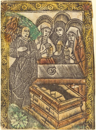 The Three Maries at the Tomb by Workshop of Master of the Borders with