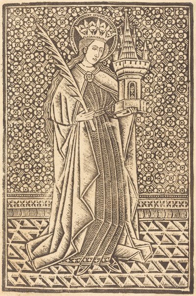 Saint Barbara by Workshop of Master of the Cologne Arms