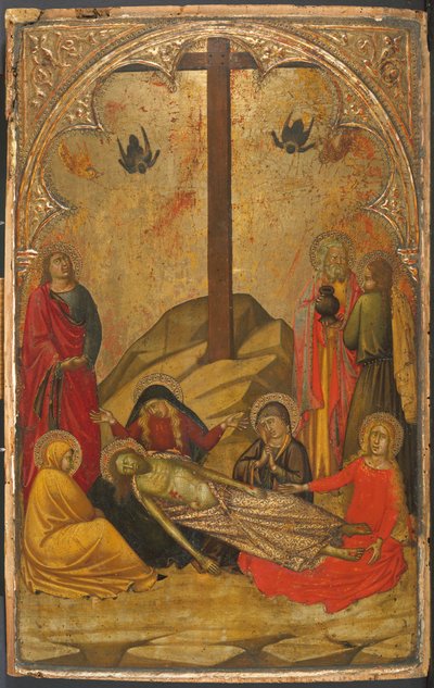 The Lamentation over the Dead Christ by Workshop of Niccolò di Buonaccorso