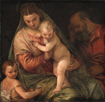 The Holy Family with the Infant St. John the Baptist by Workshop of Paolo Veronese