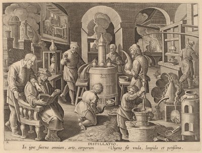 Distillation by Workshop of Philip Galle after Jan van der Straet