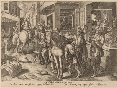 Stirrups, or Foot Rests by Workshop of Philip Galle after Jan van der Straet