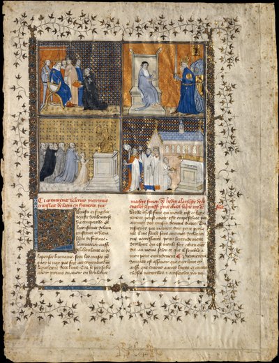 Leaf from a Manuscript of Valerius Maximus by Workshop of Pierre Remiet