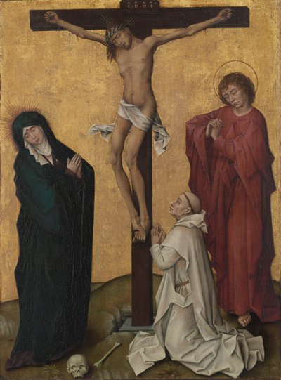 The Crucifixion with a Carthusian Monk by Workshop of Rogier van der Weyden