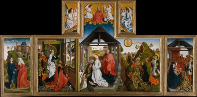 The Nativity, mid 15th century by Workshop of Rogier van der Weyden
