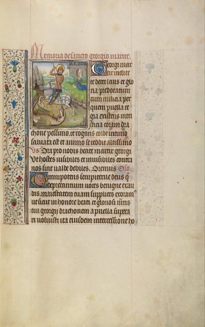 Saint George and the Dragon by Workshop of Willem Vrelant