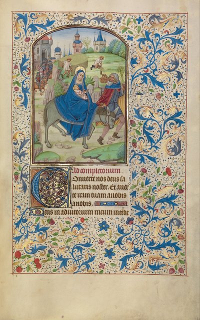 The Flight into Egypt by Workshop of Willem Vrelant