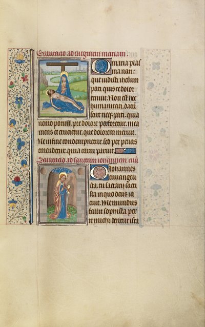 The Pietà; Saint John the Evangelist by Workshop of Willem Vrelant