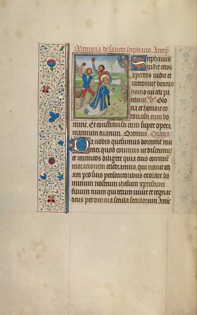 The Stoning of Saint Stephen by Workshop of Willem Vrelant