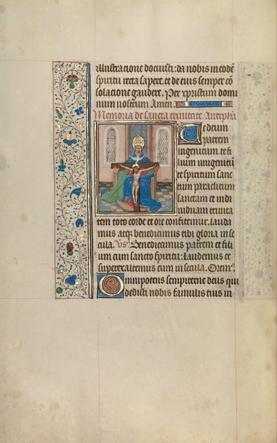 The Throne of Grace Trinity by Workshop of Willem Vrelant