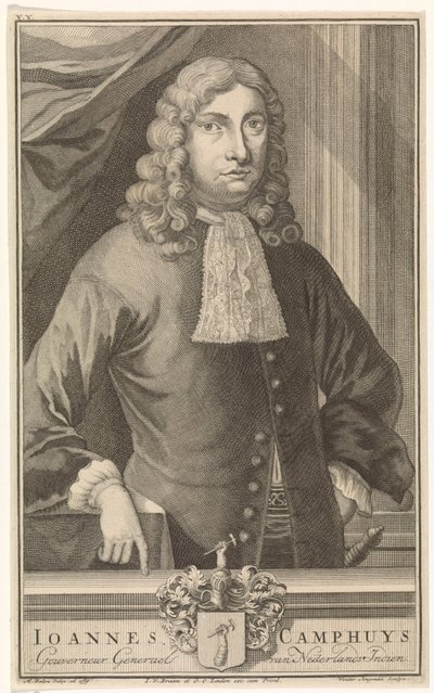 Portrait of Johannes Camphuys, Governor-General of the Dutch East Indies by Wouter Jongman