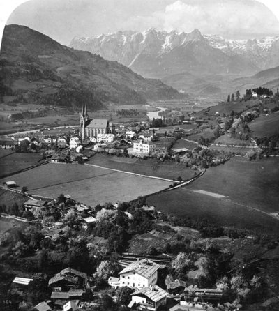 St Johann in the Region of Pongau, Salzburg, Austria by Wurthle and Sons
