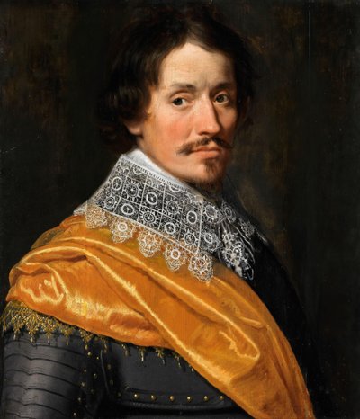Portrait of an Officer by Wybrand de Geest (I)