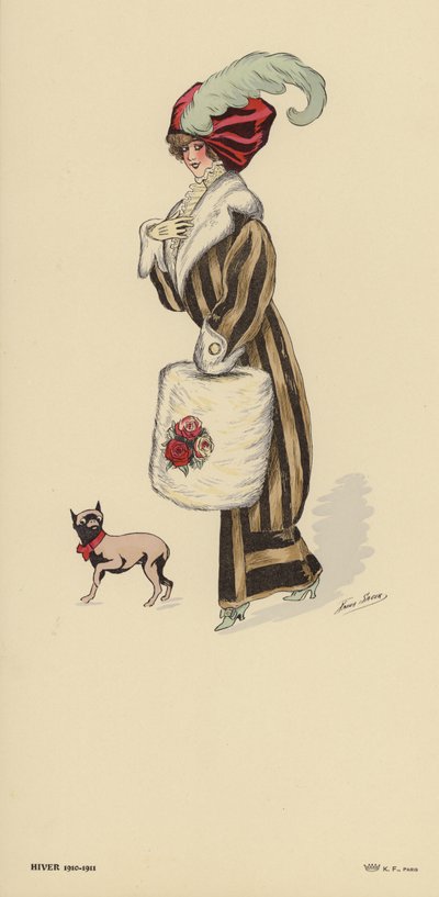 Winter 1910-1911 fashions by Xavier Sager
