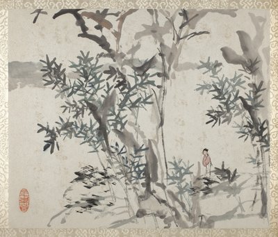 Album of Landscapes and Calligraphy for Liu Songfu by Xugu