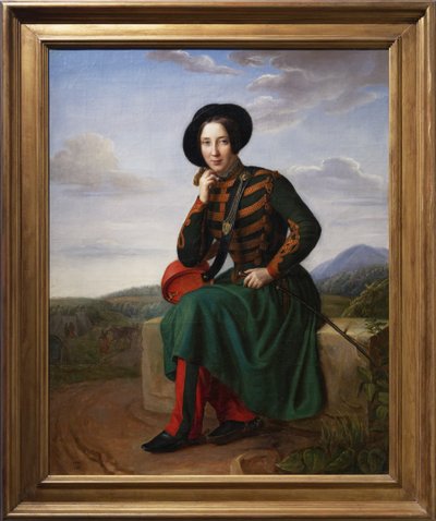 Mrs. Bru, cantiniere at the 7th Hussard Regiment by Y. H.