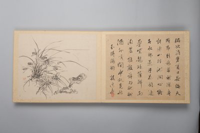 Refined Elegance in the Four Seasons, Album of Flower Paintings by Yamamoto Baiitsu