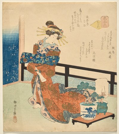 Number Six: Flowers of the Capital, from the series Flowers by Yanagawa Shigenobu II