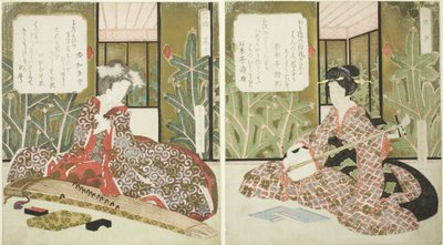 No. 2, from the triptych "Three Musical Instruments" by Yashima Gakutei