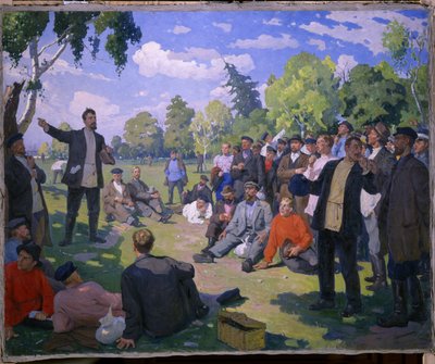 May Day in 1891 by Yefim Mikhailovich Tcheptsov