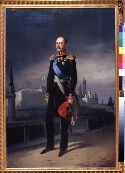 Portrait of Emperor Nicholas I by Yegor (d.1891) Bottman