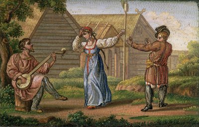 Russian Dance, by Yegor Yakovlevich Vekler, c.1830 by Yegor Yakovlevich Vekler